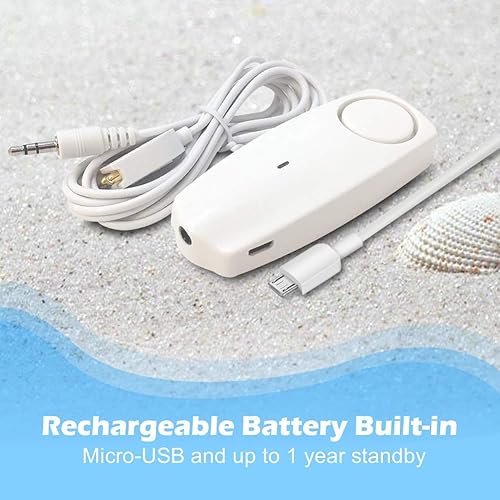 Allarme Del Sensore Livello D'Acqua Intelligente Per La Segnalazione Di Acqua Wi-Fi Nessun Hub Costoso Necessario Funzionamento A Batteria, Avvisi Di Notifiche Di Allarmi TUYA/Smart Life App - Honorern