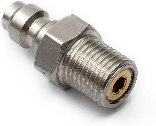 Valvola PCP a connessione rapida filettatura maschio che riempie M10* 1 1/8NPT 1/8BSPP Soluzione di connessione per applicazioni di pompe ad alta pressione (1-8NPT) - Honorern