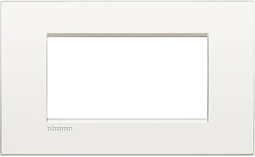 Bticino LNC4804BN Placca Livinglight Air 4 Moduli, Bianco Puro - Honorern