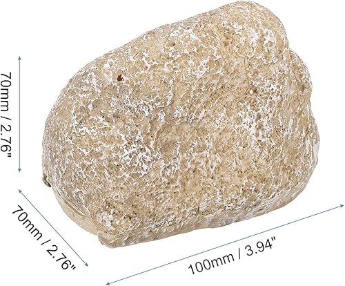 QUARKZMAN Nascondi una chiave di ricambio per esterni, impermeabile in pietra, decorazione da giardino, bianco crema - Honorern