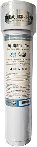 AcquaHOME® AQUAQUICK KIT RICAMBIO FILTRO BI-STADIO ORIGINALE PER IMPIANTO OSMOSI INVERSA SILVERBOX UP DEPURATORE MADE IN ITALY - Honorern