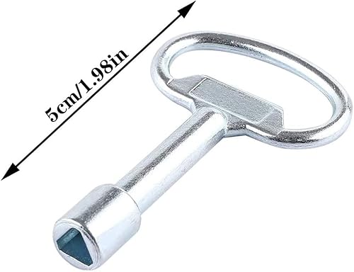 4 Pcs Chiave Di Spurgo Del Radiatore,Chiavi Triangolari In Metallo Chiave Del Contatore Gas Chiave A Bussola Triangolare Chiave Quadro Elettrico Per Armadi Elettrici Contatore Gas Radiatori Spurgo - Honorern
