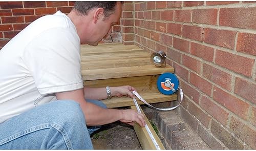 Draper Expert - Metro a nastro in fibra di vetro, 10 m - Honorern