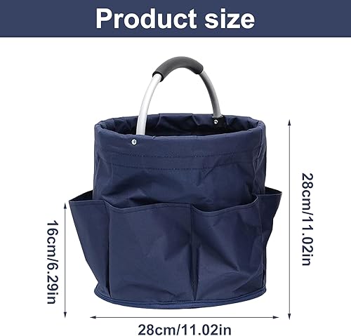 Contenitore per attrezzi da giardino, pieghevole, cestino degli attrezzi, universale, per attrezzi da giardino, utensili da cucina, gadget da giardino - Honorern