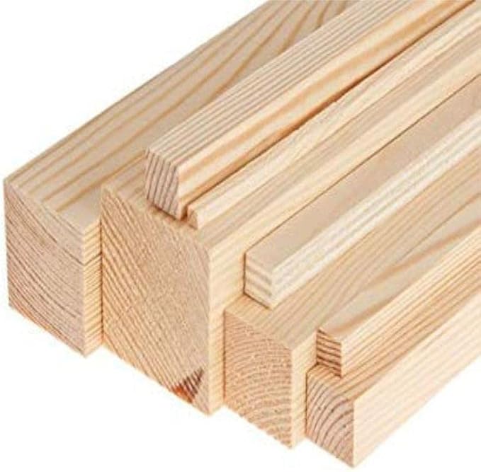 Travetti morali piallati abete sezione : 50 x 50 mm - pacchetto offerta / 100 cm (5 pz.) - Honorern