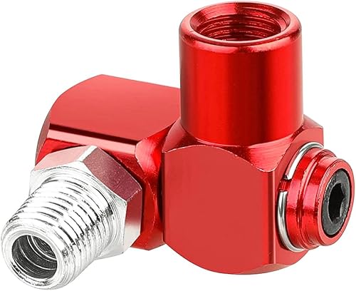 2Packs 1/4 Pollice Girevole a 360 Gradi Connettore del Tubo dell'Aria Raccordo Adattatore per Utensile Pneumatico - Honorern