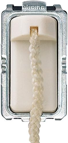 BTicino S5006F Serie Magic Pulsante a Tirante, 1P, 10A, Avorio - Honorern