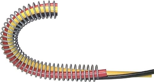 Spirale rotonda in acciaio, protezione per tubo flessibile (34,2 mm x 2 mm, 1 m) - Honorern