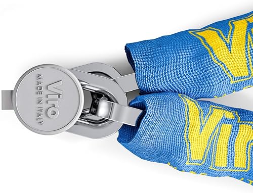 Totem, Lucchetto Moto e Scooter, con Cilindro in Acciaio Anticorrosione, Anti-scasso e Antitrapano - Honorern