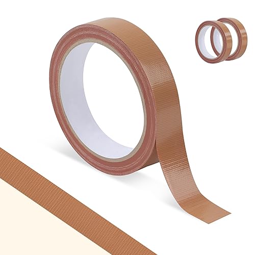 ztowoto 2 Rotoli Nastro Telato PVC, Premium Nastro Americano, Resistente All'Acqua Nastro Isolante Per Impieghi Gravosi, Duct Tape Per Uso Interno/Esterno (W: 2cm / L: 100 cm) - Honorern