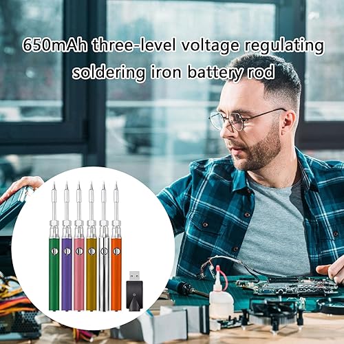 650 MAH Ricaricabile Ferro Saldatura Batteria Stick Con Tre Livelli Tensioni Per E Progetti Scuole - Honorern