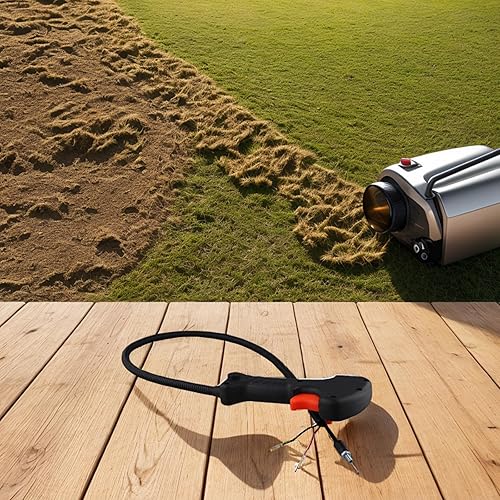 Interruttore a maniglia, 19 mm, per decespugliatore, interruttore a leva dell'acceleratore, accessori per decespugliatore, lunghezza 80 cm - Honorern