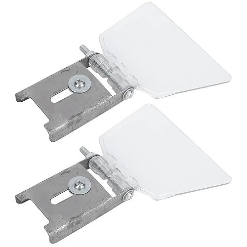 Visiera per Smerigliatrice da Banco, 2 Pezzi 304 Piccola Custodia per Smerigliatrice in Acciaio Inossidabile Accessori per Attacco Utensile Kit di Sostituzione Smerigliatrice da - Honorern