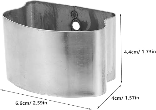 tappi terminali per corrimano da esterno tappo Lucido protettore X scala connettore per estensione del corrimano tasselli per corrimano spine hardware tappi per scale pvc Silver - Honorern