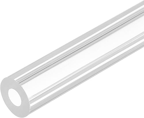 QUARKZMAN Tubo Rigido in Acrilico Trasparente 8mm Id x 18mm Od x 305mm Tubo Rotondo - Honorern