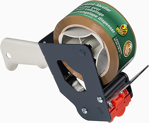 Duck - Set di nastri per imballaggi a mano, 50 mm x 66 m, colore: Marrone - Honorern