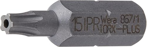 Wera 867/1 ipr Torx Plus® Bits con foro 15 iprx25, 1 pezzi, 05134701001 - Honorern