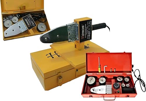 Polifusore Saldatore Per Tubi in Polipropilene 800w 6 Matrici Plastica PVC PVDF - Honorern