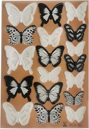 18 PCS Farfalla Adesive da Parete Combinazione 3D Wall Stickers Home Decoration, Adesivi Murali Decorazione da Muro per Casa/Hotel/Salotto/Camera da Letto/Cucina - Honorern