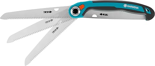 Gardena Segaccio Pieghevole 200 P: Maneggevole Segaccio a Trazione in Acciaio di Prima Qualità, Straordinaria Potenza di Taglio, Taglio Preciso, Manico Ricurvo (8743-20) - Honorern
