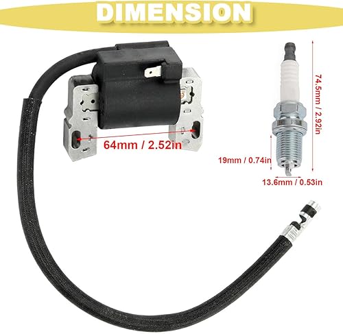 591459 Bobina di accensione Magneto Armatura di ricambio per Briggs and Stratton 19A400 19B400 19C400 20A114 Parti di motori per tosaerba 492341 491312 495859 490586 per Toro trattorino - Honorern