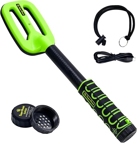 Metal Detector Subacqueo, Impermeabile IP68, Metal Detector Professionale Portatile con Allarme Sonoro e Vibrazione, Luce LED, Ricerca di Tesori in Immersione, Spiaggia, Giardino - Honorern