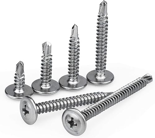 Set di 210 viti autofilettanti in acciaio inox: 13 mm, 19 mm, 25 mm, 32 mm, 38 mm, 50 mm - Honorern