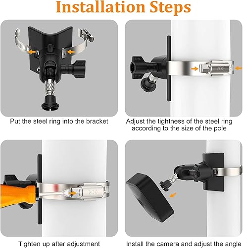 Blink - Supporto per montaggio a parete per fotocamera Blink Outdoor 4 gen/3 gen/Blink XT/XT2/Blink Mini/Blink lampeggiante per fotocamere esterne, colore: Nero - Honorern