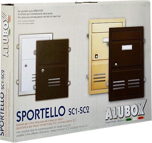SPORTELLO DA INCASSO IN ALLUMINIO COLOR ARGENTO - Honorern