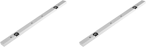 2 barre di scorrimento a T, in lega di alluminio, strumento per la lavorazione del legno, 300 mm - Honorern