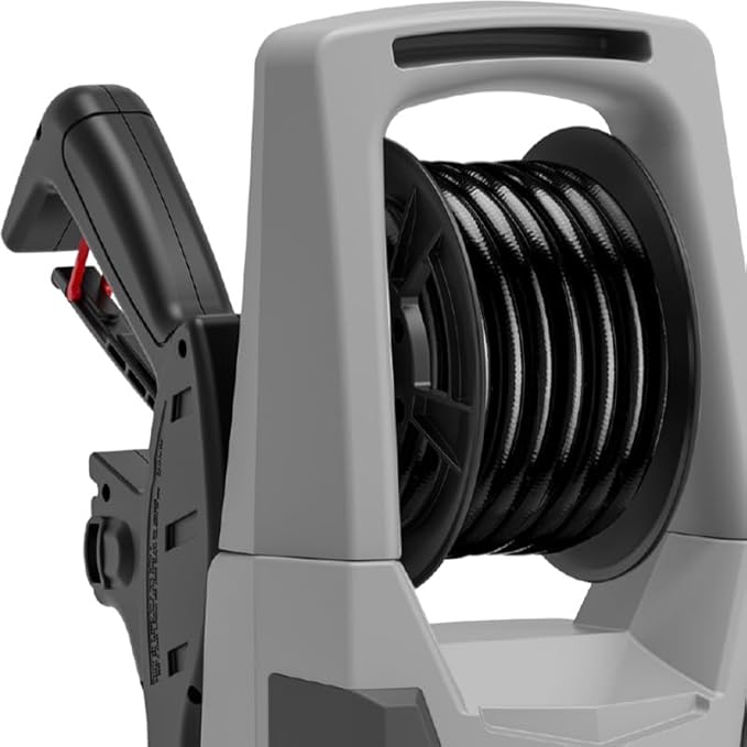 Lavor Rondella ad alta pressione Run Extra 145 GL con avvolgitore, potenza 150 bar Max, portata 420 l/h Max, motore 1900 W, grigio - Honorern