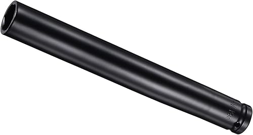 CoCud Presa Impatto Profondo, Bussola 1/2' Drive 19mm, Acciaio Cr-V Design Angoli Arrotondati 6 Punti Punta Percussione Profonda - (Applicazioni: Rimozione Viti) - Honorern