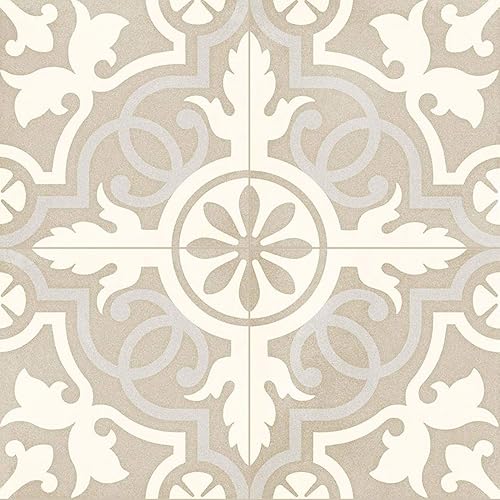 Mediterrane piastrelle in ceramica Tufan 20x20 cm 1 mq in gres porcellanato vetrificato effetto cemento, mattonelle marocchine e piastrelle da parete per bagno cucina parete parete FL7090 - Honorern