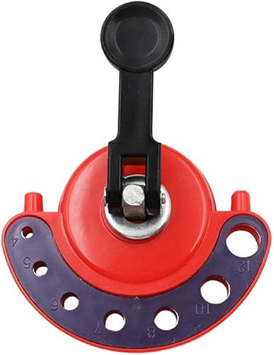Guida per trapano Base a vuoto Ventosa regolabile 4-12 mm Punta per trapano per vetro per piastrelle in vetro a tazza Locator Guida per trapano Localizzatore foro Guida per trapano Strumento - Honorern