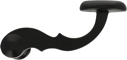 Amig - Set di 2 maniglie decorative per ancelle, recinzioni o porte da giardino Mod.101SP | Rosetta Ø19 mm | Maniglia 110 mm | Quadretto 8 mm | Tipo ferro | Di Zamak Finitura Nero - Honorern