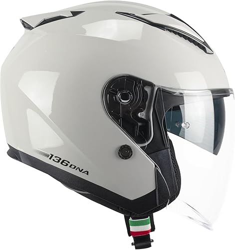 CGM Casco open face, 136A DNA MONO Bigio, M (57-58cm) - Honorern