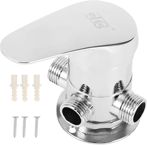 Valvola Angolare per Bagno a 3 vie G1/2in per Soffione Doccia Separatore d'acqua Deviatore Accessori per il Bagno della Valvola - Honorern