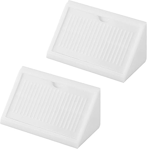 TOP-VIGOR 24 staffe angolari in plastica, staffe angolari a 90 gradi, 4 fori, 42 x 20 x 20 mm, con tappo di copertura per rinforzare i giunti angolari dei cassetti e mobili - Honorern