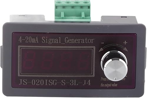 Generatore di Segnale 4-20mA Simulatore Analogico di Tensione di Corrente Display a 4 Cifre DROK Generatore di Segnale Regolabile per il Debug del Pannello PLC - Honorern