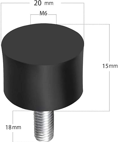 gomma Ammortizzatore,Anti Vibration Silentblock,antivibranti di M6,crogiolo di automobile Bobine M6-10 pezzi - Honorern