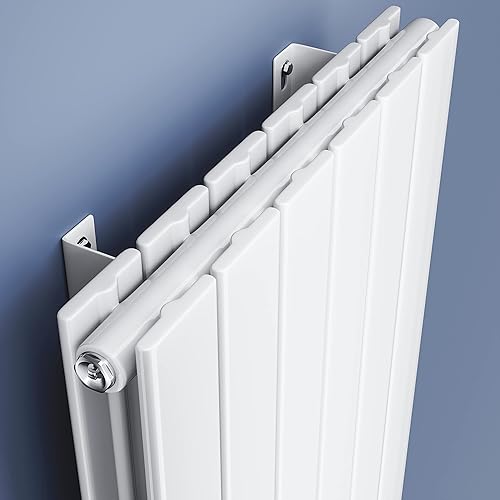 ELEGANT Radiatore a pannello di design, piatto, 1800 x 462 mm, bianco, a doppio strato, per riscaldamento verticale - Honorern