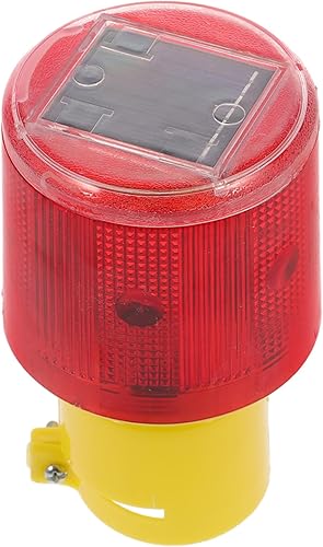 iplusmile Luce Solare per Segnaletica Stradale Led Rosso Lampeggiante Faro Automatico Ad Energia Solare per Segnaletica di Sicurezza in Cantiere - Honorern