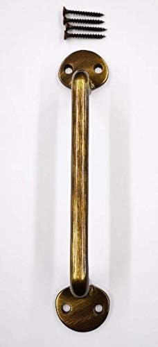 Maniglia maniglione Ponte mm.160 per porte e portoni in legno ottone bronzato graffiato verniciato manopola universale - Honorern