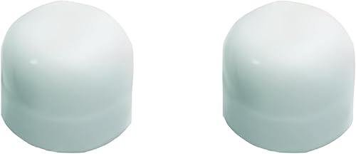 Confezione 2 Pezzi Fermaporta autoadesivo in gomma da pavimento - Ferma Porta in Gomma, Paracolpo Adesivo da Pavimento in gomma, Protezione Apertura Porta (Bianco) - Honorern