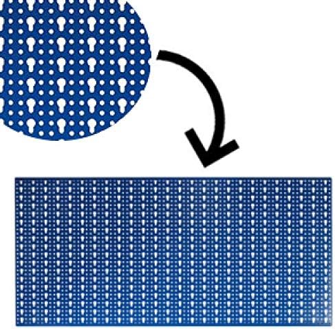 Sipa 579 Pannello Forato in Lamiera Verniciata, Blu - Honorern