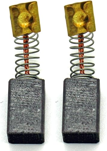 Coppia di spazzole di carbone RC-125, 6,5 x 7,5 x 12 mm, per smerigliatrice angolare Hitachi o tagliasiepi, martello perforatore, CJ110, CJ120, CJ65, D6, D10... - Honorern