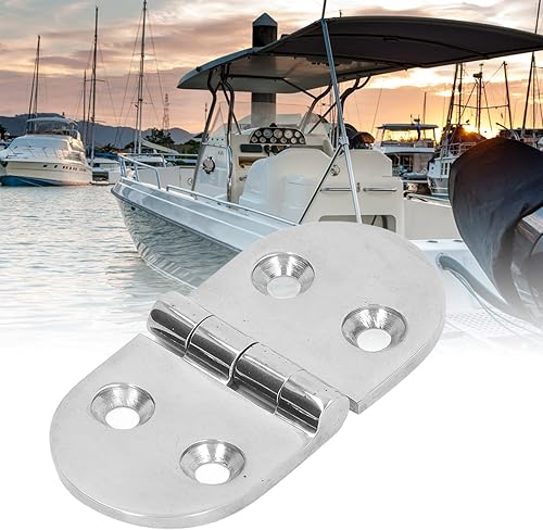 4 PZ Cerniere a 4 Fori Cerniera Per Barche Cerniere Per Porte Cerniera a Forma Ovale in Acciaio Inossidabile 316 Addensata Nessun Rumore Per Yacht Camper - Honorern