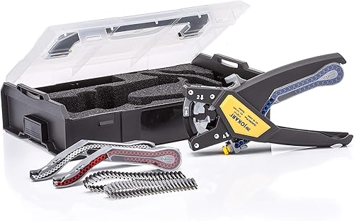 AGHASATURIS JOKARI J62000 - Strumento QUADRO Plus per tagliare, spellare, attorcigliare e crimpare cavi, multicolore, (0,5-2,5 mm2) - Honorern