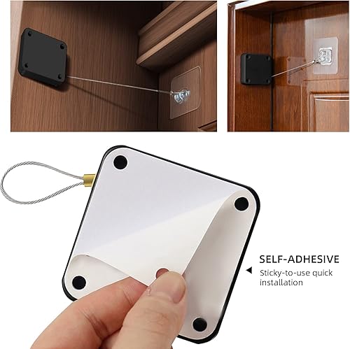 Chiudiporta Automatico Con Sensore e Coulisse - Senza Foratura per Porte Interne di Uffici e Case (3 Pezzi) - Honorern