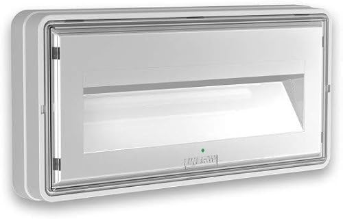 CW1105 LAMPADA EMERGENZA CRISTAL WALL 415LM 1H SE IP65 INHIBIT CW24N10EGI - Honorern